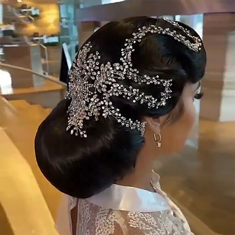 Набор украшений для невесты со стразами jancдекабря YL017 2021, свадебные аксессуары для волос, корона