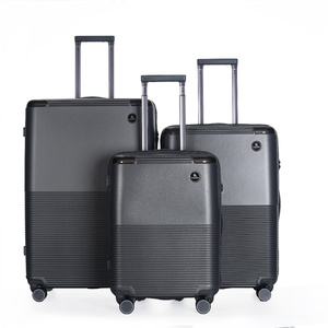 100% Pc Luxe Unisex Zakenreis Grote Capaciteit Waterdichte Aluminium Trolley Spinner Wielen Eenvoudige Modieuze Kofferset - Product Image 1