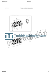 ZGAQ-02511 cakram baja 4474-252-033 untuk HL740LC-9 HYUNDAI <span class=keywords><strong>WHEEL</strong></span> <span class=keywords><strong>LOADER</strong></span> - Product Image 3