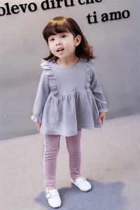 Ropa de Algodón para Bebés Niñas, Diseño Moderno, Leggings y Camisa de Fabricante Chino - Product Image 6