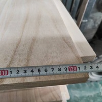 Tablas de madera maciza de paulownia de alta calidad, madera maciza de paulownia para ataúd.