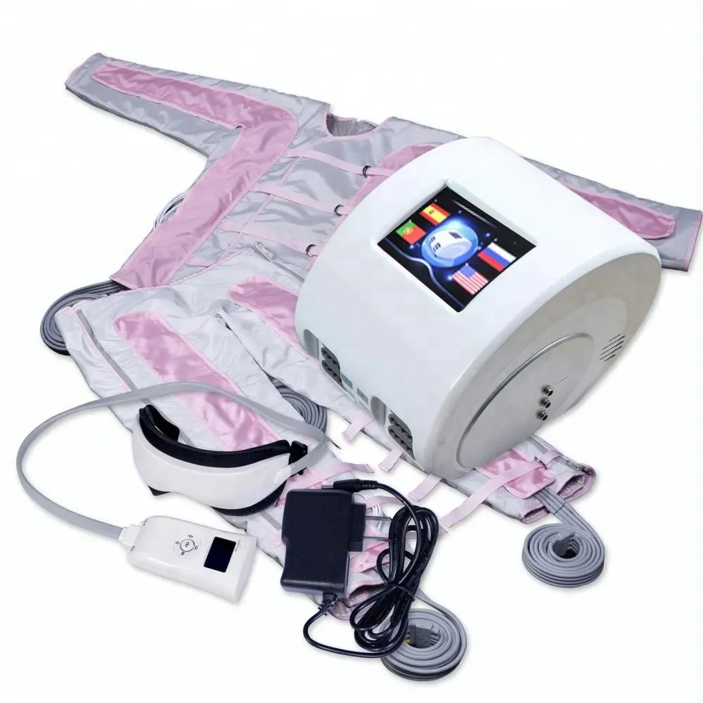 Schlussverkauf 24 Airbags Ferninfrarot Körper-Schwankung Luftdruck-Pressotherapie Infrarot-Lymphdrainage-Gerät
