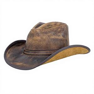 Sombrero de Vaquero de Papel con Estrella del Oeste para Niños, Diseño Liso, Unisex, para Deportes al Aire Libre, Viajes, Uso Casual en Verano - Product Image 4