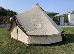 Vendita calda 3M 4M 5M <span class=keywords><strong>campeggio</strong></span> all'aperto <span class=keywords><strong>tenda</strong></span> Oxford campana Glamping tende impermeabili resistenti al fuoco - Product Image 5