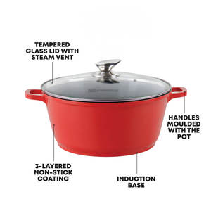 Vendita calda 10 pezzi pentole antiaderenti in alluminio pressofuso grandi - Product Image 5