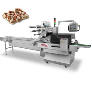 Machine d'emballage automatique de type coussin Qingdao Bostar Flow pour biscuits/pain/bonbons/sucreries - Product Image 1