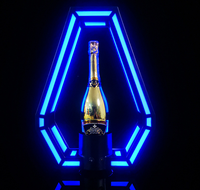 Présentoir Glorifier LED pour Bouteille avec Logo Personnalisé, Service VIP Rechargeable, pour Soirées en Boîte de Nuit