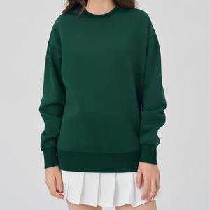 Sudadera Unisex Transpirable de Punto con Mezcla de Algodón, Estampada, para Primavera, Otoño e Invierno, Cuello Redondo, Manga Larga, Hombros Caídos - Product Image 1