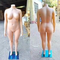 Mannequin Femme Taille Plus Corps Entier en Plastique, Vente Directe d'Usine, Pas Cher, pour Magasin de Vêtements