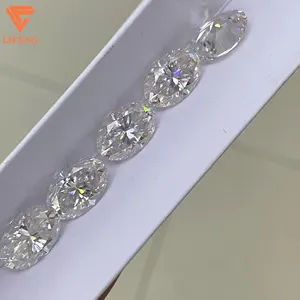 Toptan mükemmel renk çeşitli kesim VVS1 Lab Grown yuvarlak Moissanite elmas