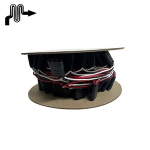 듀얼 컬러 3 LED 이중 클리어런스 마커 라이트 스테인레스 스틸 베젤 페니 조명 용 암 커넥터가있는 3 핀 플러그 와이어 - Product Image 2