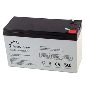 Batería de Gel Sellada de Ciclo Profundo Fortune Power <span class=keywords><strong>12V</strong></span> <span class=keywords><strong>9AH</strong></span> <span class=keywords><strong>12V</strong></span> 7AH 6MF9A y <span class=keywords><strong>Cargador</strong></span> para Carritos de Golf y Sillas de Ruedas Eléctricas - Product Image 2