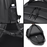 Nouvelle trousse de bureau moderne et simple, multi-compartiments, fermeture éclair, en polyester Oxford, imperméable, grande capacité, légère, pour le travail, les études et le quotidien