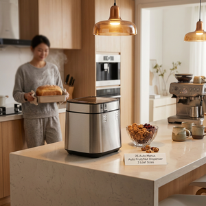 SOHEF Máquina para Hacer <span class=keywords><strong>Pan</strong></span> Segura, Certificaciones Europeas Completas (CE/GS/LVD/EMC), Carcasa Fría al Tacto, Apagado Automático, para Familias con Niños - Product Image 1