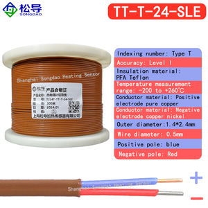 2 * 24wg उच्च-परिशुद्धता वाले जलरोधक तापमान मापने वाले तार TT-T-24-SLE ओएम/ओडम ip43 फिबरग्लास जांच लंबाई - Product Image 5