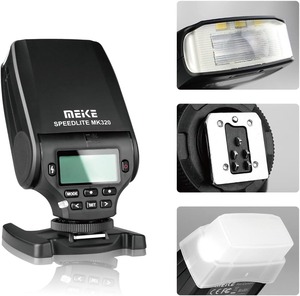 <span class=keywords><strong>Flash</strong></span> automatique Meike MK 320 Mini TTL compatible avec les appareils photo reflex numériques - Product Image 6