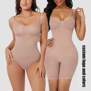 Atacado personalizado de uma peça femme magro completo Body Shaper Tummy Control Shapewear Seamless Shapewear Bodysuit para mulheres