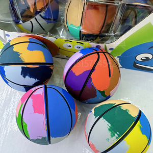 Nuevo camuflaje Hi <span class=keywords><strong>Bouncing</strong></span> <span class=keywords><strong>Ball</strong></span> 6cm Stretch Rubber Leather <span class=keywords><strong>Ball</strong></span> Kids Outdoor Toy <span class=keywords><strong>Ball</strong></span> - Product Image 5