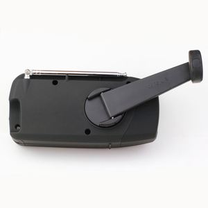 Giá bán buôn 2000mAh khẩn cấp thời tiết đài phát thanh 3 <span class=keywords><strong>LED</strong></span> Đèn pin Hand Crank pin năng lượng mặt trời hoạt động gió lên đài phát thanh amfm/noaa đài phát thanh - Product Image 4