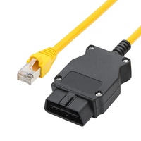 Cable Ethernet OBD2 Amarillo para Programación Oculta