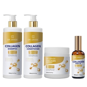 Ensemble Shampooing <span class=keywords><strong>et</strong></span> Après-Shampooing au Collagène Naturel Sans Sulfate, <span class=keywords><strong>Anti</strong></span>-<span class=keywords><strong>Chute</strong></span>, Réparateur, Hydratant <span class=keywords><strong>et</strong></span> <span class=keywords><strong>Anti</strong></span>-<span class=keywords><strong>Pelliculaire</strong></span>, Marque Privée - Product Image 1
