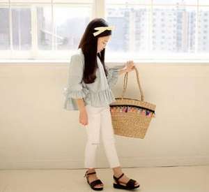 Vêtements pour enfants en gros, chemise pour filles, mode coréenne - Product Image 4