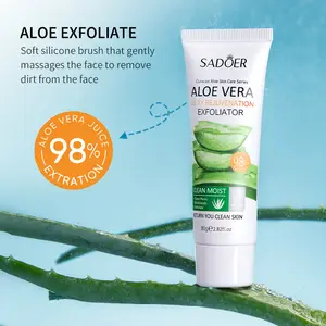 sadoer cosmetics (new) Aloe vera gel amino acid foam acne guangzhou skincare organic private label facial cleanser