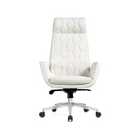 Silla de Oficina de Diseño de Lujo Ligero, de Aleación de Aluminio, con Base de 5 Estrellas, Reposabrazos Fijos, Diseño Ergonómico, Altura Ajustable, para el Hogar