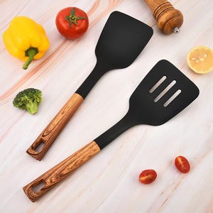 Wholesale Home Nylon <b>Kitchen</b> Utensils Set Cooking Kitchenware <b>Gadgets</b> with Wooden Handle - Product Image 5