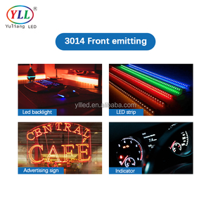 Yuliang ชิป LED Epistar 3014ชุดที่ห่อหุ้มด้านหน้าเป็นแบบซูเปอร์ฟลักซ์3014เปล่งแสง r/g/<span class=keywords><strong>b</strong></span>/y/<span class=keywords><strong>o</strong></span> สำหรับไฟแบล็คไลท์ LED - Product Image 6