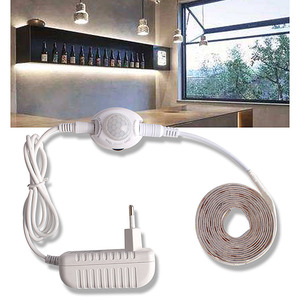 Motion Sensor LED <strong>Under</strong> Cabinet <strong>Light</strong> <strong>Bed</strong> Night <strong>Light</strong> 1M-5M LED Strip Night Sensor Lamp With 110V-220V to 12V Power Adapter - Product Image 5