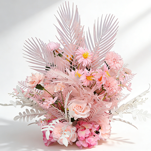 Flores Artificiales al por Mayor, Camino de Mesa de Eucalipto de Seda para Bodas, Centros de Mesa para Decoración de Bodas - Product Image 5