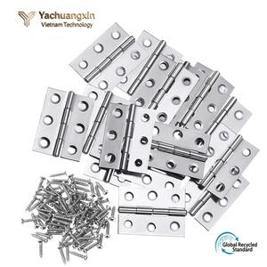 Bisagra Plegable de Acero Inoxidable Galvanizado de 2 Pulgadas con Tornillos, Empaquetada en Cartón para Marcos de Puertas, Cajas de Madera y Armarios - Product Image 5
