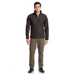 <b>Men's</b> Professional Softshell Tactical Windbreaker High Quality Custom Leather Winter <b>Jacket</b> Waterproof for Outdoor Use <b>Summer</b> - Product Image 1
