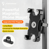 Support magnétique pour téléphone N52, rotation à 360°, double attraction, pour la salle de sport, le vélo, cadre métallique, support universel pour téléphone portable