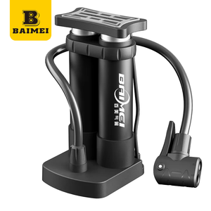 Pompe <span class=keywords><strong>à</strong></span> <span class=keywords><strong>pied</strong></span> portable en acier BAIMEI, durable, pour vélo, moto, <span class=keywords><strong>voiture</strong></span>, ballon de basket - Product Image 4
