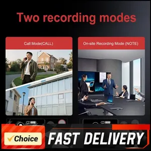 Enregistreur vocal numérique 64 Go, appareil d'enregistrement <span class=keywords><strong>audio</strong></span>, transcription <span class=keywords><strong>en</strong></span> 134 langues, enregistreur vocal pour conférences, réunions, appels - Product Image 5