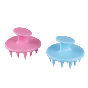 Factory Direct Customize Private Label Mini Sized Silicone Scalp Massager Shampoo <b>Brush</b> Soft Silicone Scalp Scrubber - Product Image 2