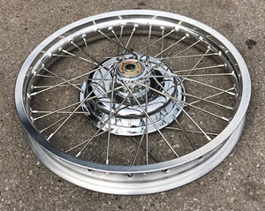 Llanta de Aleación de Aluminio y Acero Inoxidable para Motocicletas M72 R71 R12 CJK750 con Sidecar, Conjunto de Llanta Cromada - Product Image 3