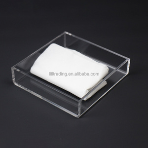 Minibandeja de acrílico transparente para servir, cubitos rectangulares cuadrados de 5 lados, para uso en restaurantes y hoteles - Product Image 3