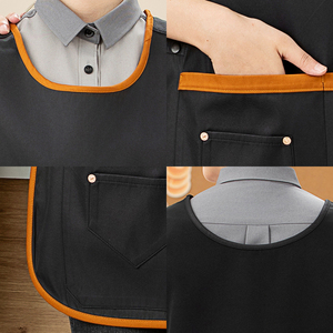 Delantal de Cocina para Restaurante, Uniforme para Cafetería, Ropa de Trabajo Transpirable, Delantal Unisex para Camarero - Product Image 2