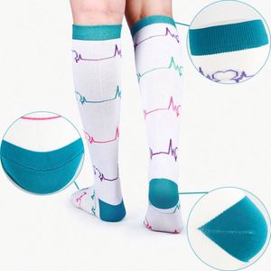 Calcetines de Compresión Deportivos para Hombre y Mujer, Ideales para Correr, Deportes al Aire Libre, Viajes, Enfermería, Secado Rápido y Transpirables - Product Image 4