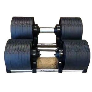 Dumbbells Set Adjustable Dumbbell <b>Weight</b> Plates 32kg 36kg 80LB Workout Multi Gym Fitness Equipment Adjustable Dumbbell - Product Image 1
