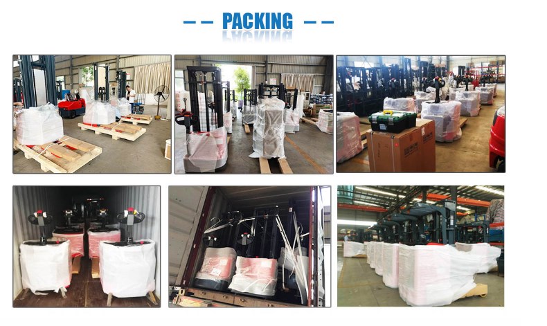 full AC system max lifting height 12.5m flexible steering electric articulated forklift for indoor and outdoor stacking