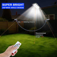 Lampu Jalan Tenaga Surya Super Terang IP65/IP66 Tahan Air 300W/400W Kontrol Otomatis Remote/Sensor Gerak Garansi 3 Tahun