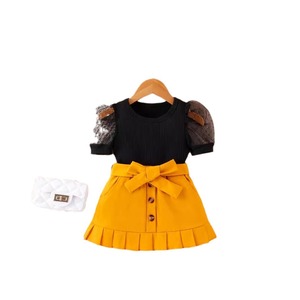Nuova Collezione Estiva di Tendenza per Bambine e Neonati - Set di <span class=keywords><strong>Abbigliamento</strong></span> Chic in Due Pezzi - Product Image 6