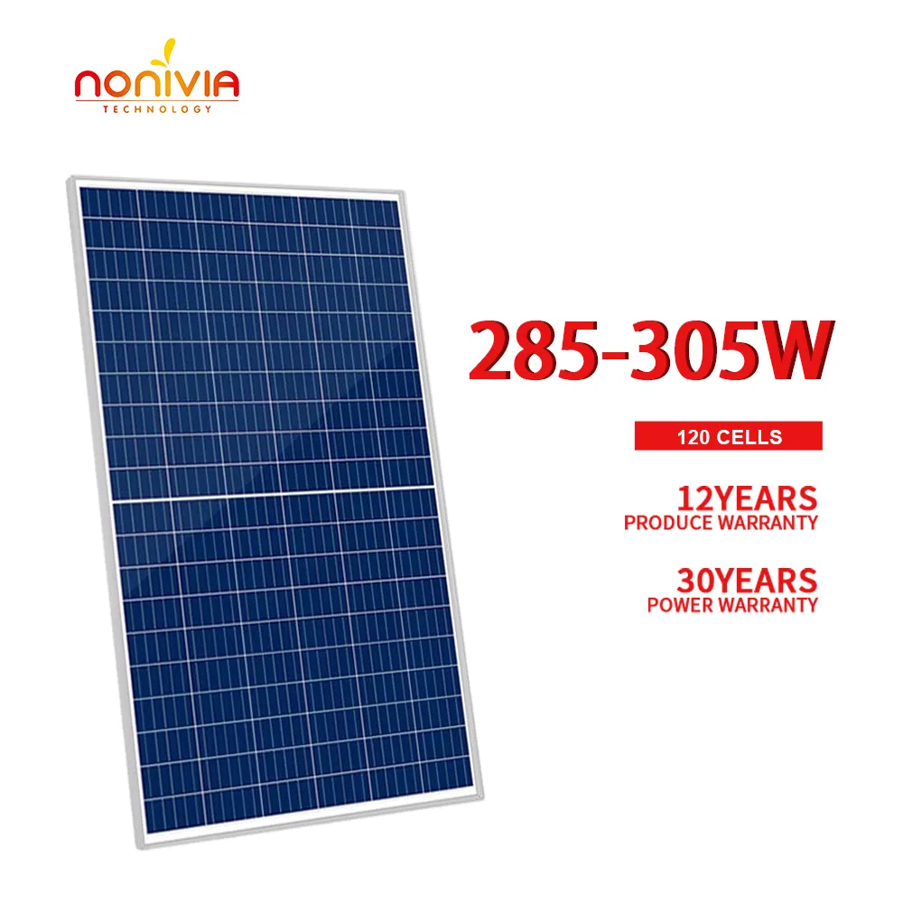 NONIVIA 285W 305W Energi Surya Modul Pv Panel 290W 295W 300W Membeli Panel Surya dari Cina Langsung