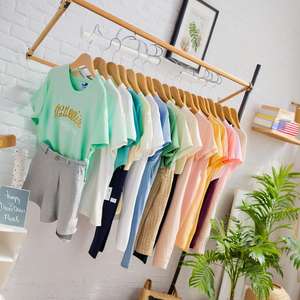 Conjuntos de Ropa Infantil de Algodón Modal, Pijamas Casuales Lisos, Camiseta de Manga Corta y Pantalones Cortos, Ropa de Dormir Ligera de Verano, Sin Marca - Product Image 6