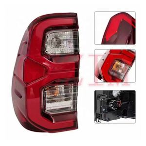Accesorios para Automóviles, Luz Trasera LED Modificada de Plástico ABS, Lente Roja, Nueva Temperatura de Color de 6000k, 2020-2021 para Hilux Revo - Product Image 3