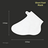 Chaussettes jetables blanches en tissu pour les pieds, longueur mollet, à bout déchirable, hydratantes, pour soins des pieds, fournitures de salon de beauté